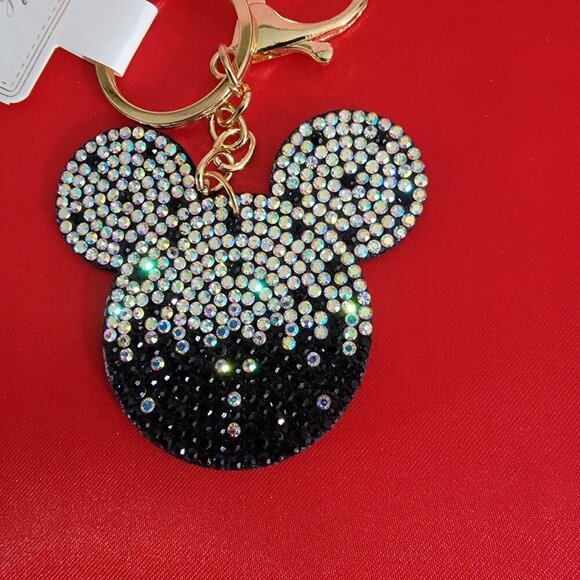 Multi-color Crystal Mickey Mouse Keychain Bag Jewelry - Picture 3 of 7